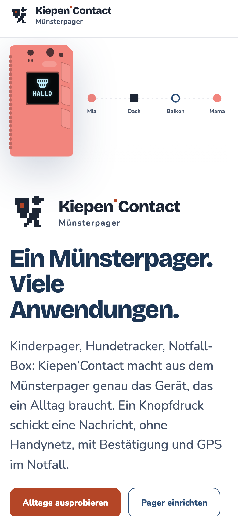 mobil startseite